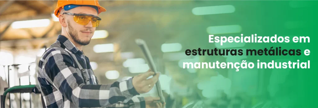 Especializados em estruturas metálicas e manutenção industrial - construterra